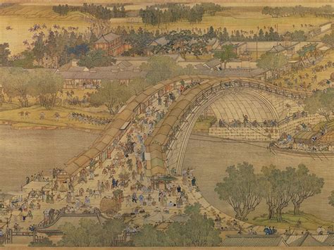 Along the River During the Qingming Festival - A Breathtaking Glimpse into Song Dynasty Life and Masterful Landscape Composition!