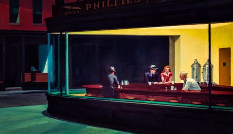 Nighthawks ผลงานการวาดภาพความโดดเดี่ยวในยามค่ำคืนที่น่าขนลุก!