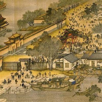 Along the River During the Qingming Festival: A Masterpiece Depicting Everyday Life and Unbridled Festivity!